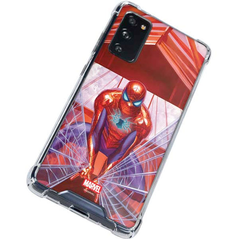 Marvel Spiderman Web Slinger Galaxy S20 FE Clear Case